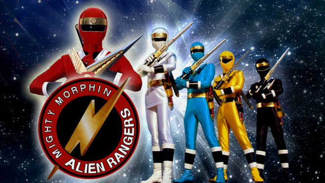 Netflix Serie - Mighty Morphin Alien Rangers - Nu op Netflix